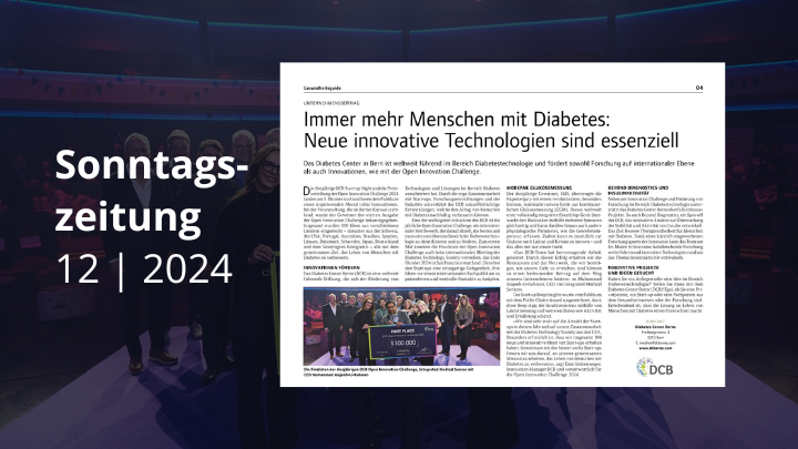 DCB featured in Sonntagszeitung – Gesundheitsguide 12/2024